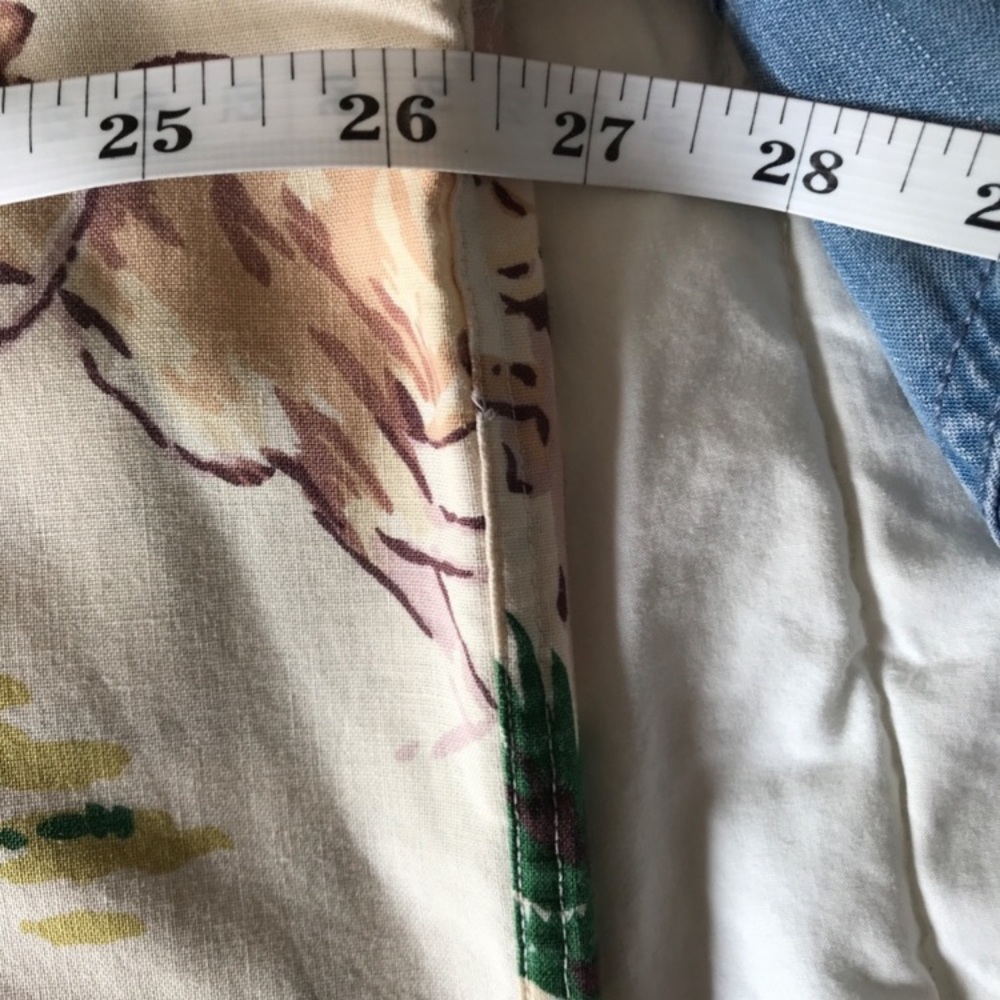 RARE VINTAGE Tommy Hilfiger Western Print Shirt - Cream, Brown, Red, Green - Picture 9 of 15